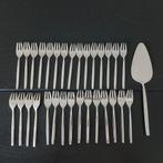 30 Sola Elite taartvorkjes met taartschep izgs, Ophalen of Verzenden, Zo goed als nieuw, Rvs of Chroom