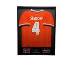 Clarence Seedorf Nederland 1995 ingelijst thuis shirt, Soccersignings.nl, Shirt, Nieuw, Ophalen of Verzenden