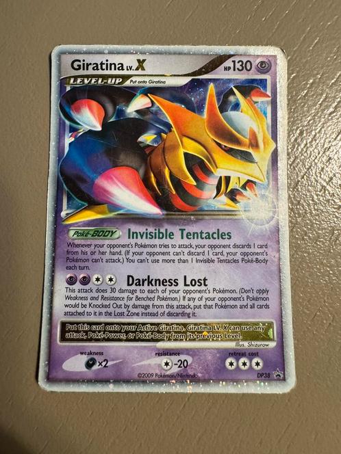 Giratina LV.X DPPR 38, Hobby en Vrije tijd, Verzamelkaartspellen | Pokémon, Zo goed als nieuw, Losse kaart, Ophalen of Verzenden
