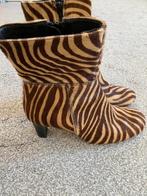 Fred de la Bretoniere lederen laarsjes dierenprint maat 41, Verzenden, Zo goed als nieuw, Bruin