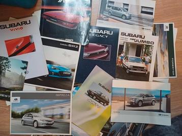42x Subaru brochures in kleur. beschikbaar voor biedingen