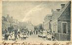 Huizum bij Leeuwarden. - B-keus - 1904 gelopen, Verzamelen, Ansichtkaarten | Nederland, Ophalen of Verzenden, Voor 1920, Gelopen