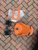 Bobike kinderzitje + windscherm, Fietsen en Brommers, Fietsaccessoires | Fietsstoeltjes, Ophalen, Zo goed als nieuw