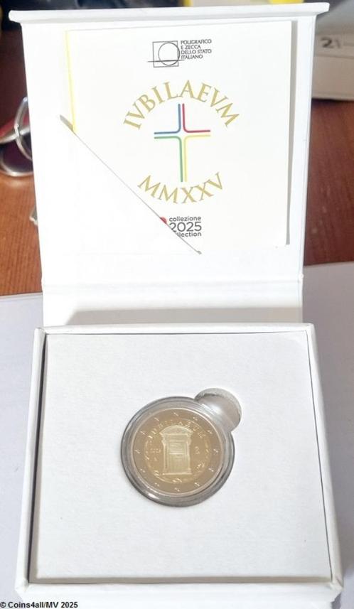 Italië 2 Euro 2025 "Heilig Jaar 2025", Proof in luxe doosje, Postzegels en Munten, Munten | Europa | Euromunten, Setje, 2 euro