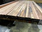 Hardhout–Cumaru–palen–regels-piketpaal-rhombus-40x40 mm, Ophalen, Palen, Nieuw, Hardhout