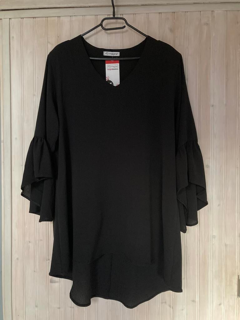 Nieuwe zwarte Magna tuniek 44/46 €29,95, Zwart, Maat 42/44 (L), Nieuw, Ophalen of Verzenden