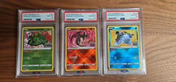 PSA 10 Radiant Charizard, Blastoise, Venusaur Pokemon GO  beschikbaar voor biedingen