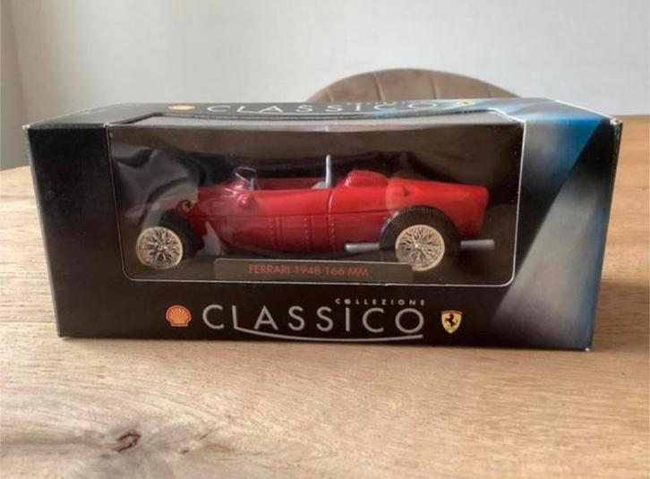 Ferrari 1948 166 MM Shell Collectie, Hobby en Vrije tijd, Modelauto's | 1:32, Zo goed als nieuw, Auto, Overige merken, Ophalen of Verzenden