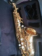 SML Sopraan saxofoon gebogen, Muziek en Instrumenten, Ophalen of Verzenden, Gebruikt, Sopraan, Met koffer