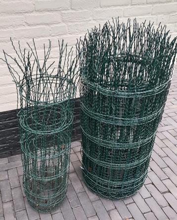  Set groen gecoat tuingaas/afrastering totaal 25 m beschikbaar voor biedingen