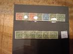 Postzegels Nederland Gestempeld Tralie serie, Postzegels en Munten, Postzegels | Nederland, Ophalen of Verzenden, T/m 1940, Gestempeld