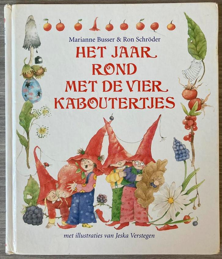 Het jaar rond met de vier kaboutertjes  - Marianne Busser, Boeken, Kinderboeken | Jeugd | onder 10 jaar, Gelezen, Ophalen of Verzenden