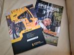 Tijdschrift Spierings & brochure SK597-AT4 eLIift torenkraan, Ophalen of Verzenden, Zo goed als nieuw