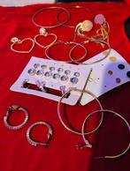 17 paar oorbellen, Sieraden, Tassen en Uiterlijk, Oorbellen, Ophalen of Verzenden, Zo goed als nieuw, Overige materialen