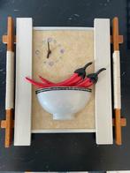 Klok / wanddecoratie, Ophalen of Verzenden, Gebruikt