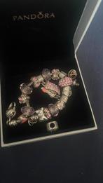 Drie Pandora-armbandjes zilver – tweedehands, met bedels, Ophalen of Verzenden, Zo goed als nieuw, Zilver