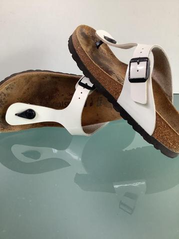 GRATIS VERZENDEN | BIRKENSTOCK Gizeh witte slippers 37 beschikbaar voor biedingen
