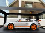 1:18 Porsche 911 997 GT3 RS zilver 2007 Autoart 77993, Hobby en Vrije tijd, Modelauto's | 1:18, Auto, Autoart, Ophalen of Verzenden