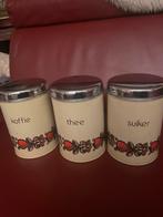 Vintage Koffie, Thee en Suikerbussen - Jaren 60, Ophalen of Verzenden