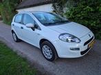 Fiat Punto EVO 1.4  2014 Wit BENZINE CNG GAS  NIEUWE APK, Auto's, Voorwielaandrijving, Stof, Zwart, 4 cilinders