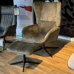 INHOUSE Fauteuil + Hocker Camora Groen, Huis en Inrichting, Fauteuils, Ophalen, Nieuw, 75 tot 100 cm, 75 tot 100 cm
