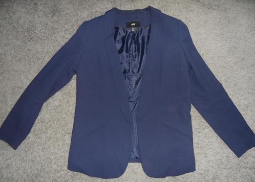 In goede staat: donkerblauw jasje/blazer van H&M, maat 40, Kleding | Dames, Jasjes, Kostuums en Pakken, Zo goed als nieuw, Jasje