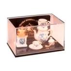 reutter miniaturen koffiemolen met servies bleu onion, Ophalen of Verzenden, Nieuw, Poppenhuis