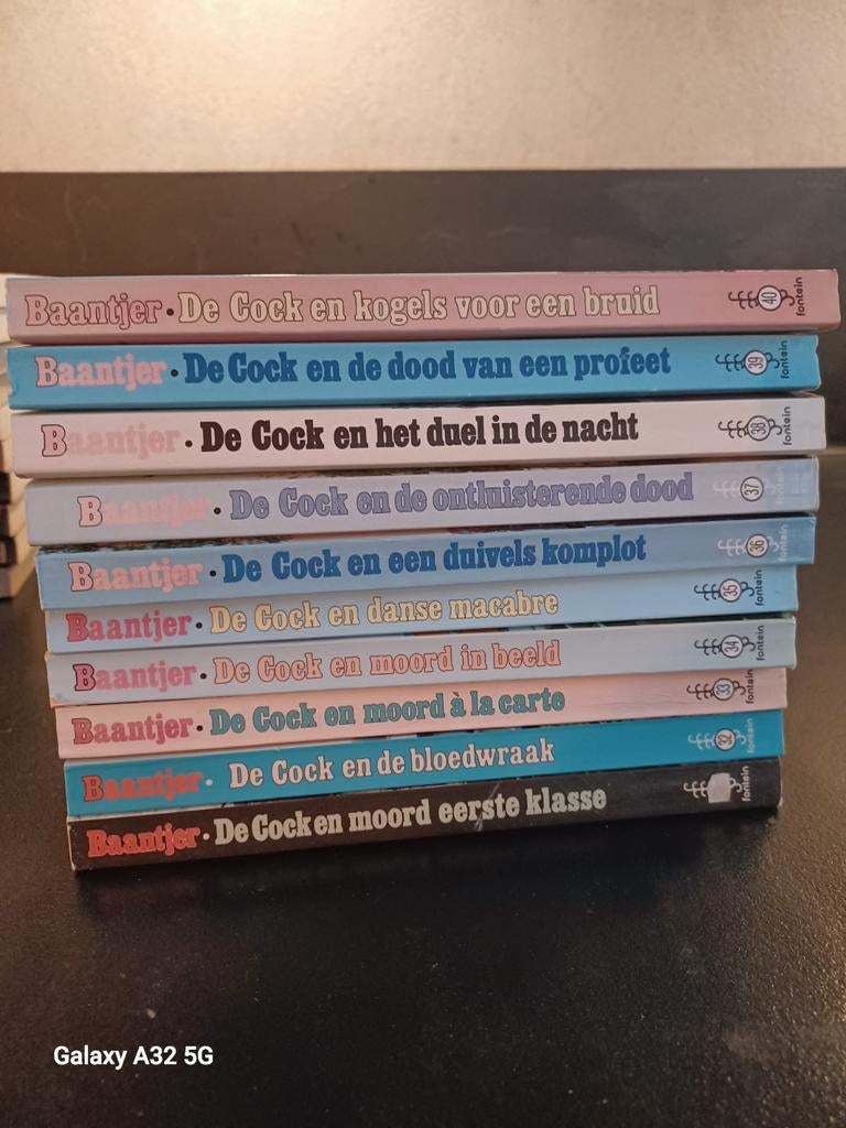 Baantjer De Cock Boeken Collectie, Ophalen of Verzenden, Gelezen, Populaire fictie