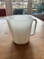 Vintage melkwitte kan Moulinex, Overige typen, Ophalen of Verzenden, Effen, Glas