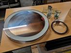 Joop! Spiegel rond 60 en accessoires Vintage nieuw., Rond, Nieuw, Ophalen of Verzenden, Minder dan 100 cm
