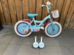 Frozen kinderfiets 16 inch, Fietsen en Brommers, Fietsen | Kinderfietsjes, Ophalen, Zo goed als nieuw, 16 tot 20 inch, Zijwieltjes