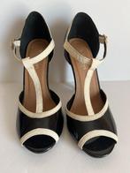 Schoenen Lak met hoge hak - wit zwart - maat 37, Overige kleuren, Verzenden, Zo goed als nieuw, Schoenen met hoge hakken