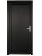 Buitendeur volpaneel Basic Plus Antraciet b98 x h204, Niet ingevuld, Kunststof, 80 tot 100 cm, Niet ingevuld