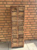 Antiek Steenmal kastje met 18 steenmallen, Ophalen