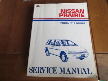 Nissan Prairie M11 werkplaatshandboek 1988 uitgebreid + mooi beschikbaar voor biedingen