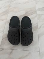 Zwarte Crocs Instappers maat 39, Kleding | Dames, Schoenen, Ophalen of Verzenden, Zo goed als nieuw, Zwart, Instappers