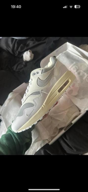 Nike air max 1 patta wave white maat 36,5 beschikbaar voor biedingen