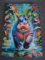 CHERRY PAZZI Puzzel - Happy Hippo - 500 Stukjes, Ophalen of Verzenden, 500 t/m 1500 stukjes, Zo goed als nieuw, Legpuzzel