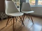 Twee witte eetkamerstoelen Loods 5, Ophalen, Zo goed als nieuw, Wit, Twee