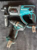 Makita 19v , boorhamer , schroefmachine, Ophalen of Verzenden, Zo goed als nieuw, Boor- en/of Breekhamer