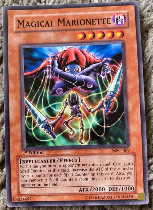 Yu-Gi-Oh! Magical Marionette MFC 1st Ed Old US Print !, Hobby en Vrije tijd, Verzamelkaartspellen | Yu-gi-Oh!, Zo goed als nieuw
