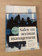 Sales- en accountmanagement, 3e editie, Ophalen of Verzenden, Zo goed als nieuw, Management
