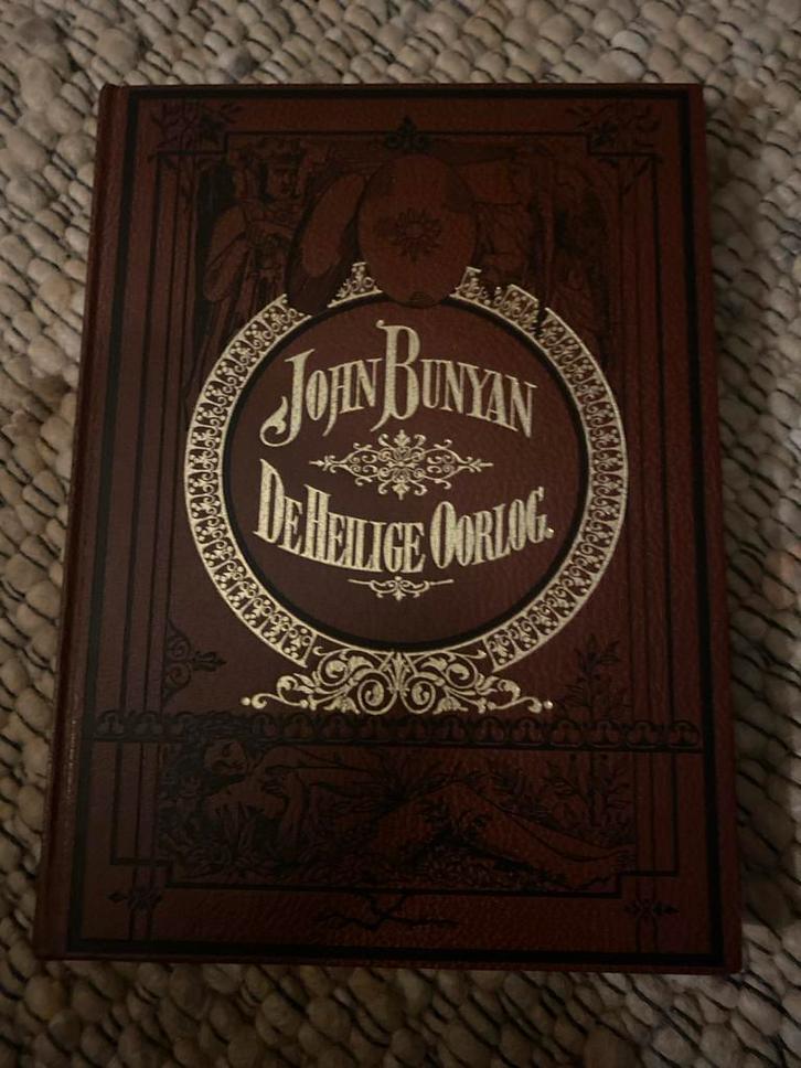 De Heilige Oorlog - John Bunyan Leer kaft, Boeken, Godsdienst en Theologie, Zo goed als nieuw, Christendom | Protestants, Ophalen of Verzenden