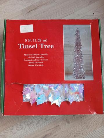 tinsel tree, glitter boom beschikbaar voor biedingen