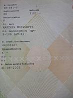 mobylette kaptein ALLEEN kenteken, Ophalen of Verzenden, Gebruikt, Overige typen, Overige merken