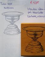 Tuin 075 Houten stempel, Hobby en Vrije tijd, Stempelen, Ophalen of Verzenden, Nieuw, Houten stempel