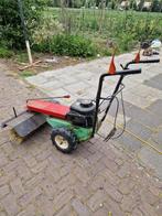 Veegmachine met gebruiksaanwijzing, Tuin en Terras, Veegmachines, Ophalen, Zo goed als nieuw