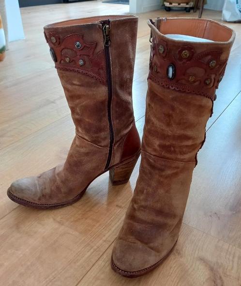 El Estribo suède half hoge dames cowboy laarzen maat 38, Kleding | Dames, Schoenen, Gedragen, Hoge laarzen, Bruin, Ophalen of Verzenden
