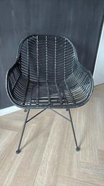 Rotan stoel, Ophalen, Gebruikt, Zwart, Riet of Rotan
