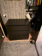 Zwarte IKEA kast - 120x90 cm, Ophalen, Gebruikt, 50 tot 100 cm, Eikenhout
